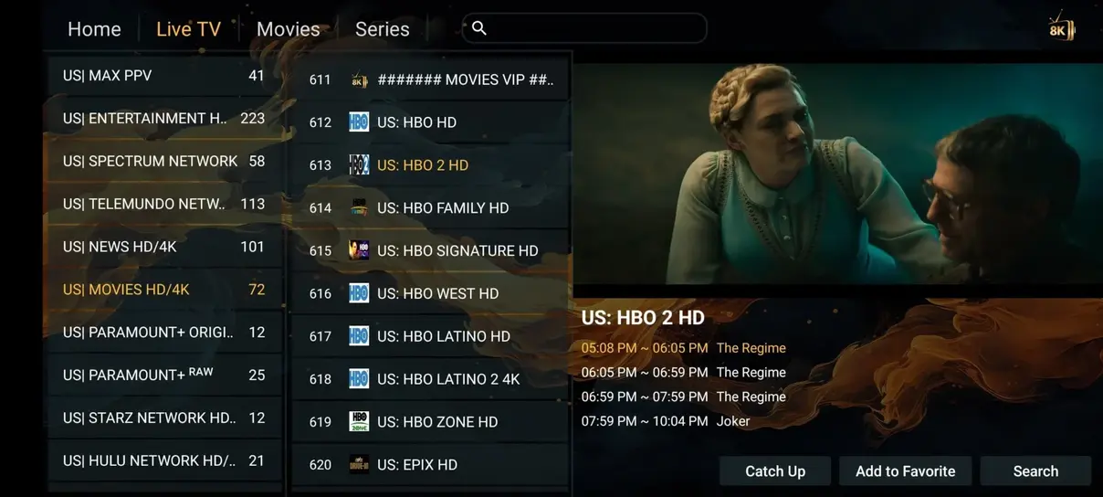 IPTV Interface Preview